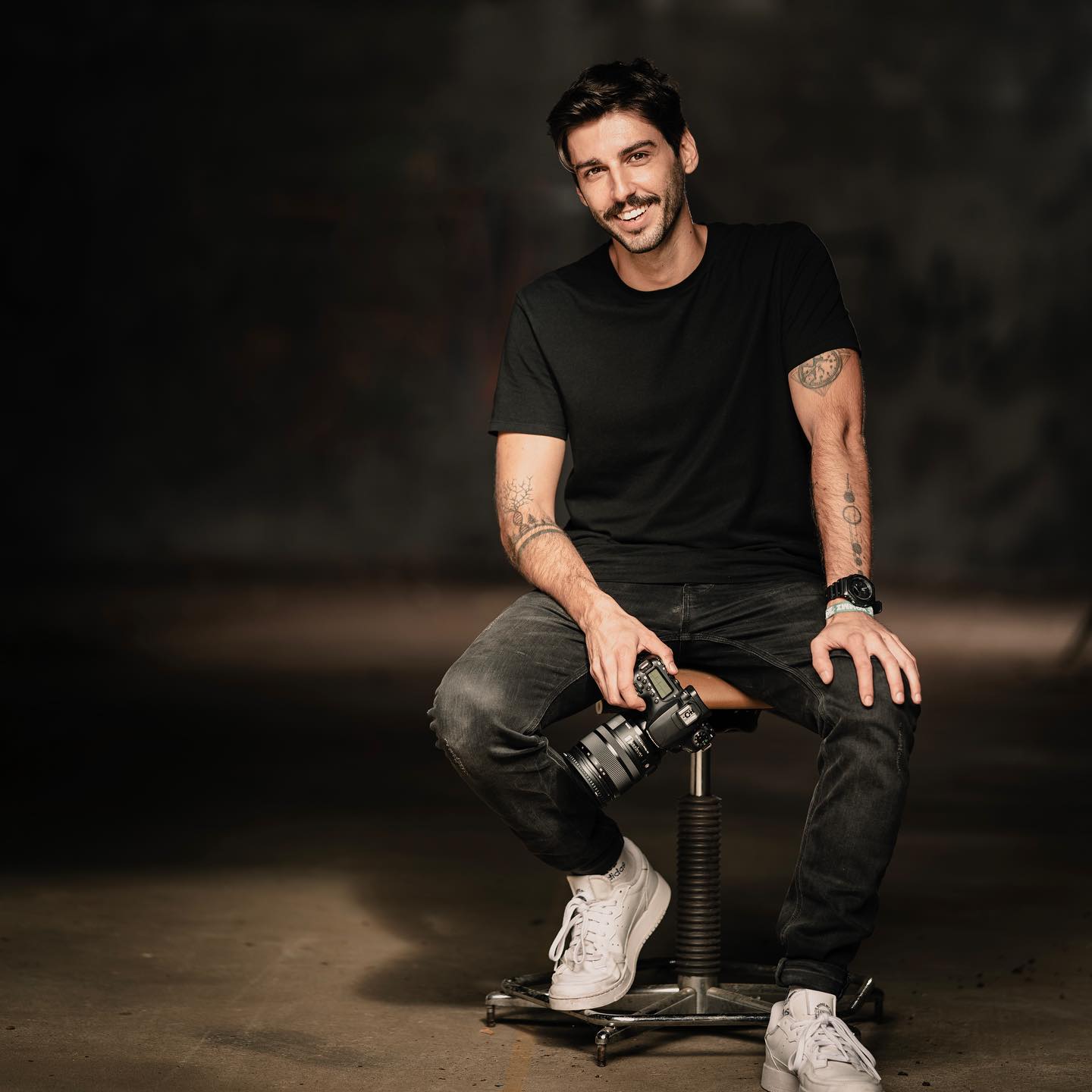 Ronny Jäger mit Kamera